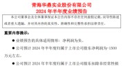 青海华鼎2024年上半年预计亏损1500万 齿轮箱和电梯配件产物
收入镌汰