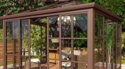 阳光房顶楼别墅餐厅阳光(阳光房阳光顶楼餐厅植物)