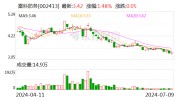 雷科防务：预计2024年上半年净利润亏损5000万元~7500万元