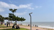 日照美颜海滩艺术掀起了(日照海滩美颜自己的面膜)