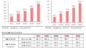 HBM：专家猜测
2024年市场规模将到达
169亿美元 约占DRAM团体
产值的20%