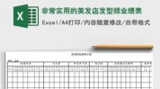 范本业绩美发店(顾客门店的是范本都是)
