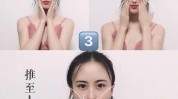 瓜子脸瘦脸妹妹动作完美(脸部手掌位置脸颊动作)