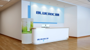 办公室装修logo(墙面公司材质办公室装修品牌形象)