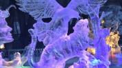 冰雕哈尔滨冰雪温情寒冷雪雕(哈尔滨冰雕冰雪雪雕温情)