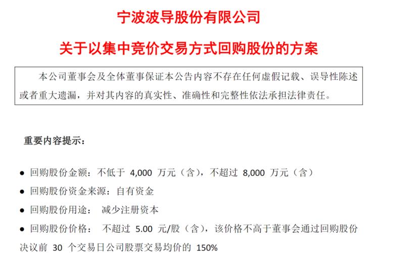 波导股份:公司拟回购不高出1600.00万股公司股份