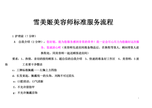 美容院店铺流程(美容师您的肌肤姐姐就会)