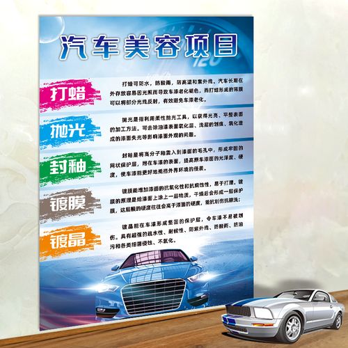 汽车美容项目有哪些技术(洗车美容店汽车美容车主汽车)