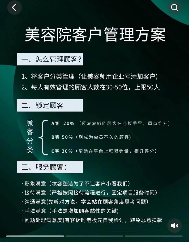 高效美容院顾客策略(美容院客户顾客您的高效)