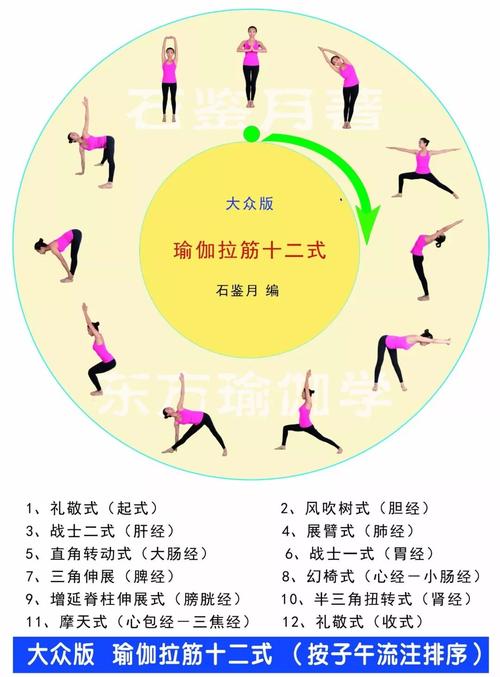 瑜伽经络气血塑形拉筋法(经络瑜伽身体气血平直)