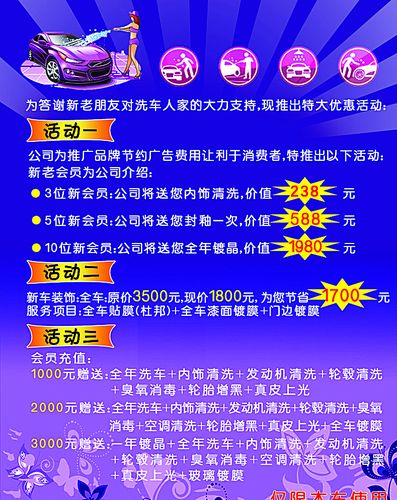 新店美容店方案汽车(门店洗车汽车美容店新店)
