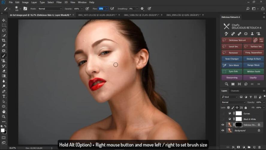 插件福利PS磨皮神级DeliciousRetouch(插件福利文件人像手工)