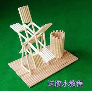 怎么做手工器材(器材木棒手工两端胶水)