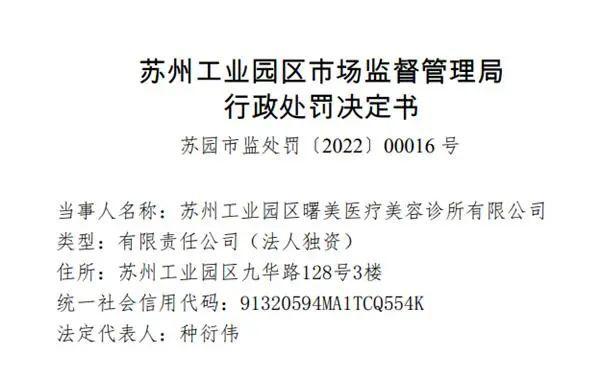 多家上海医疗美容机构(当事人违法行为上海行政处罚监管局)