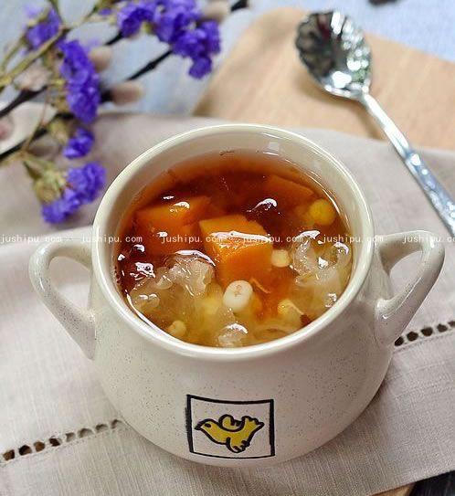 肤色食谱桃花皮肤干燥(银耳南瓜肤色食谱桃花)