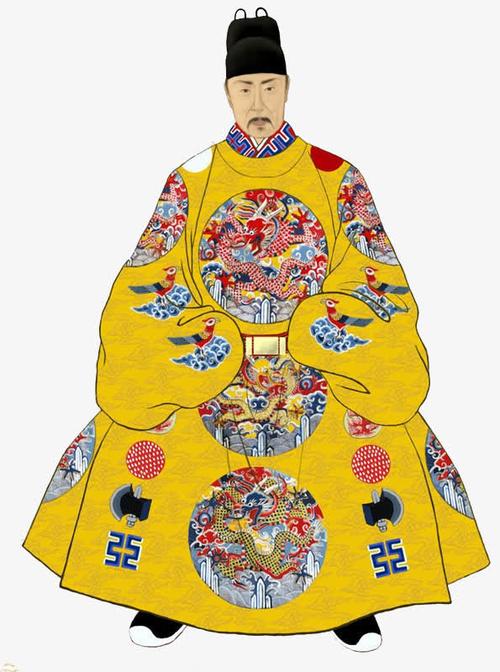 明朝龙袍龙颜(明朝龙袍画像明太祖乾隆)