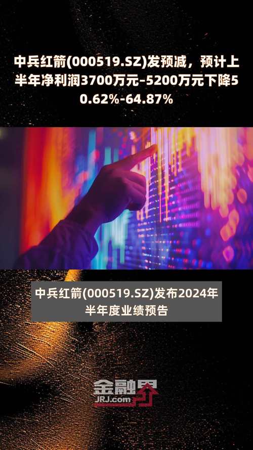 中兵红箭下跌5.35% 上半年净利润预计大幅降落